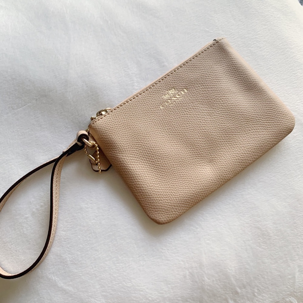 Coach Leather Wristlet